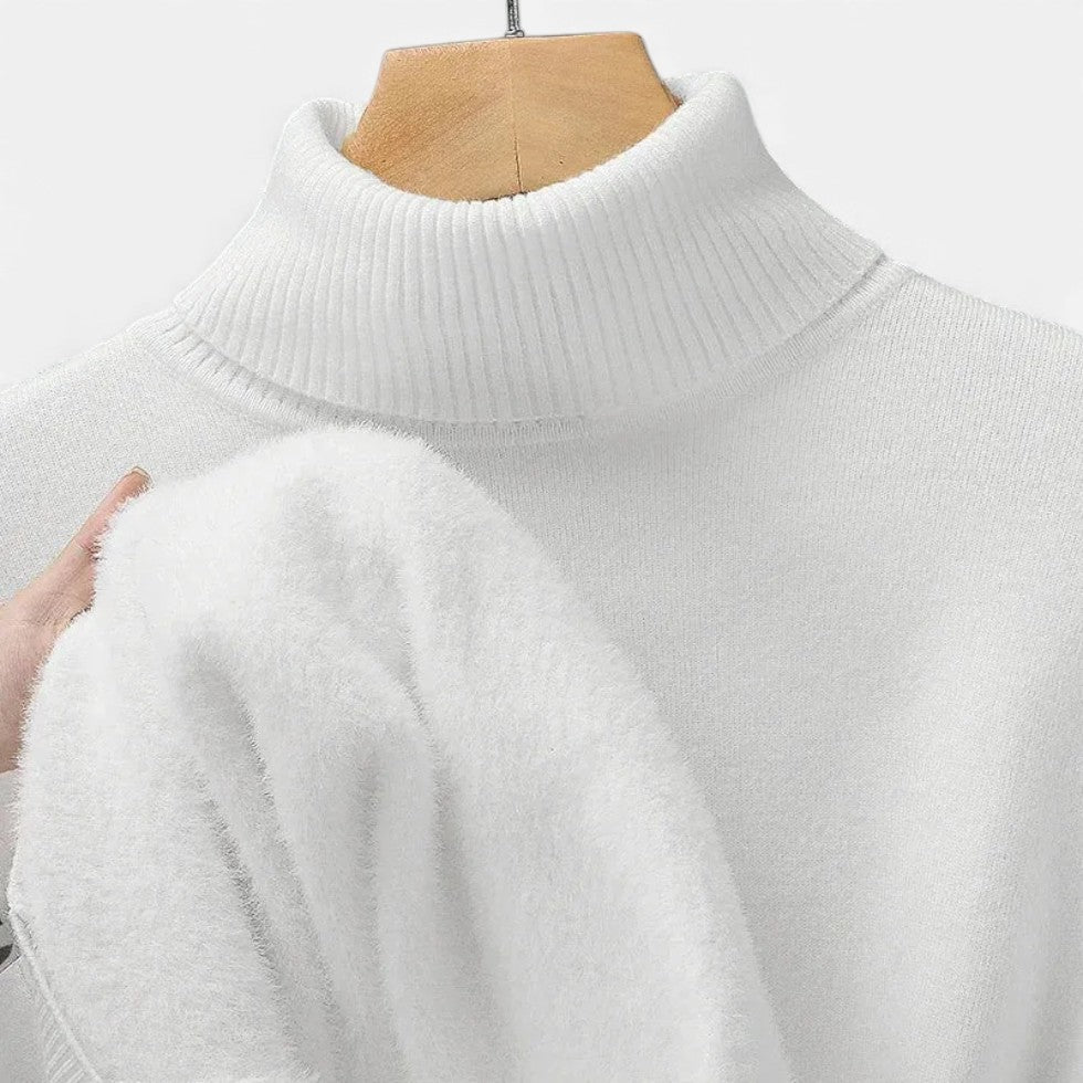 Herren Rollkragenpullover aus Wolle