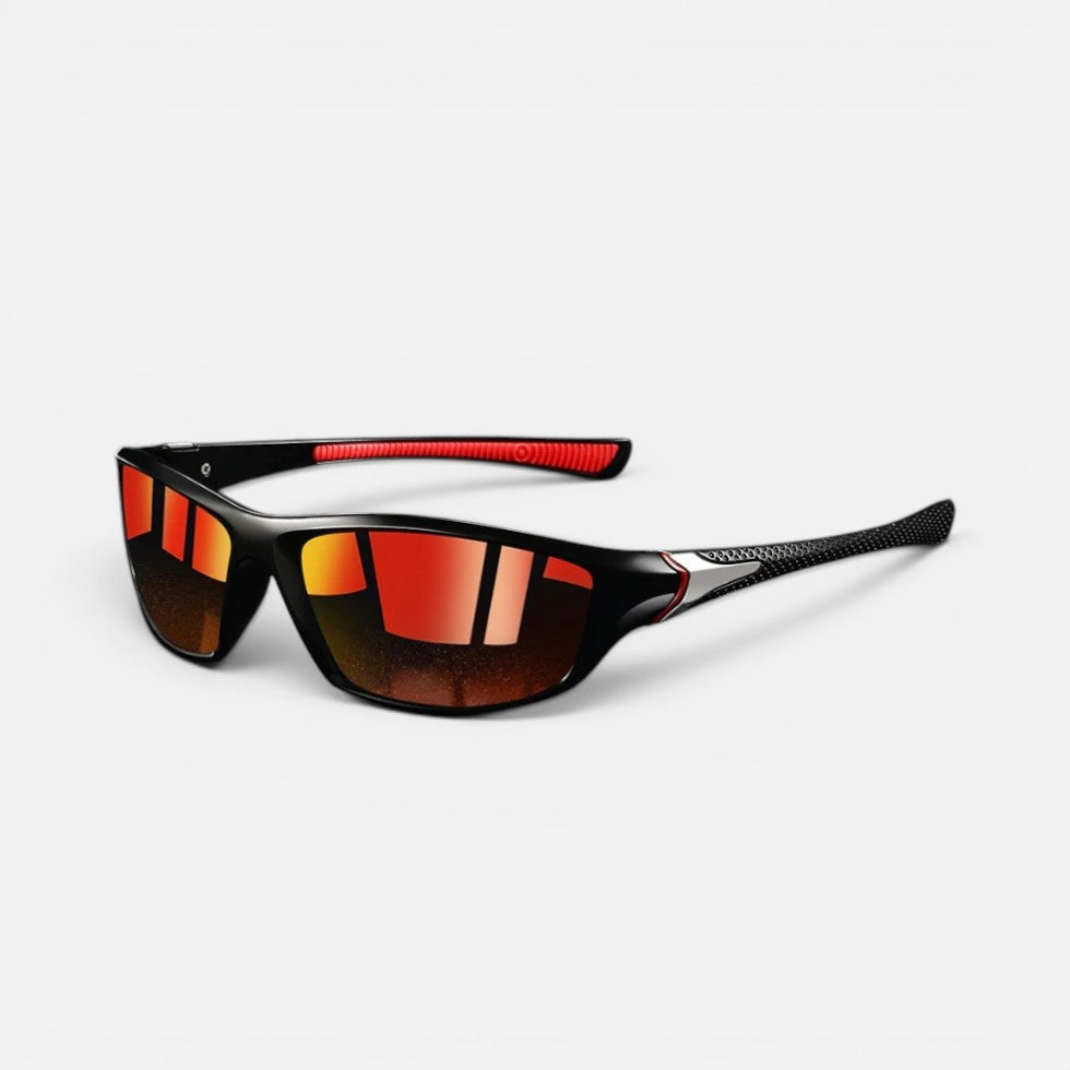 Sonnenbrille Sportlich Kunststoff Rechteckig Vollrand