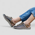 Braided summer sandals for men