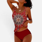 Tankini Set mit Ornamentmuster