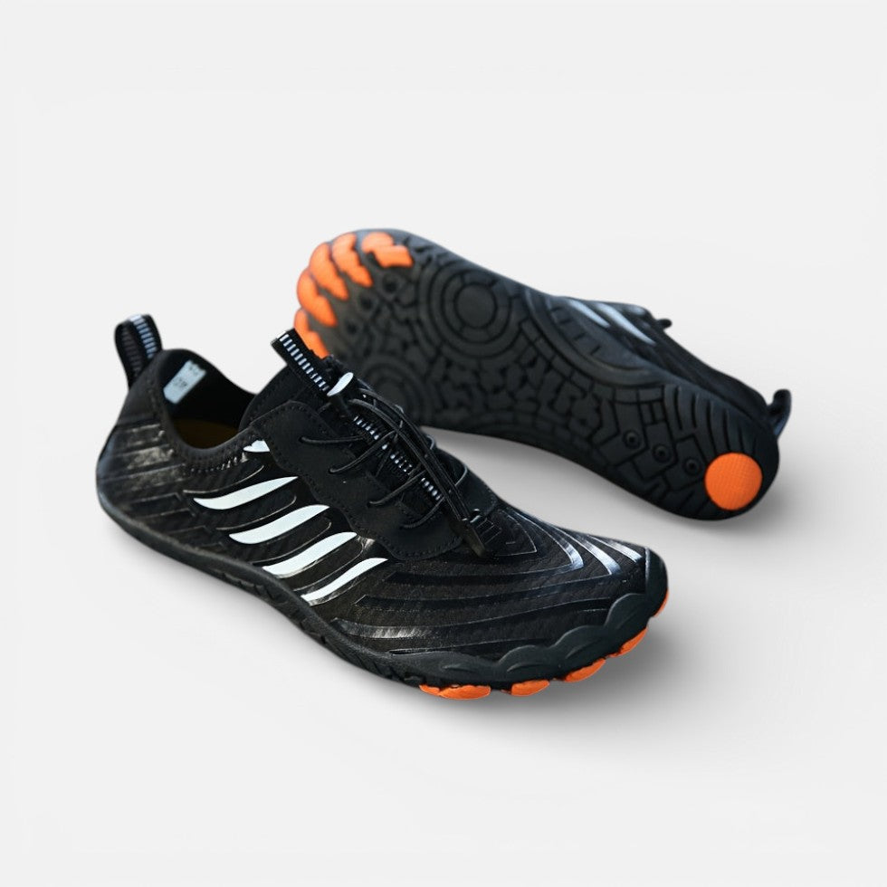 Herren Barfußschuhe mit Schnellverschluss und rutschfester Sohle