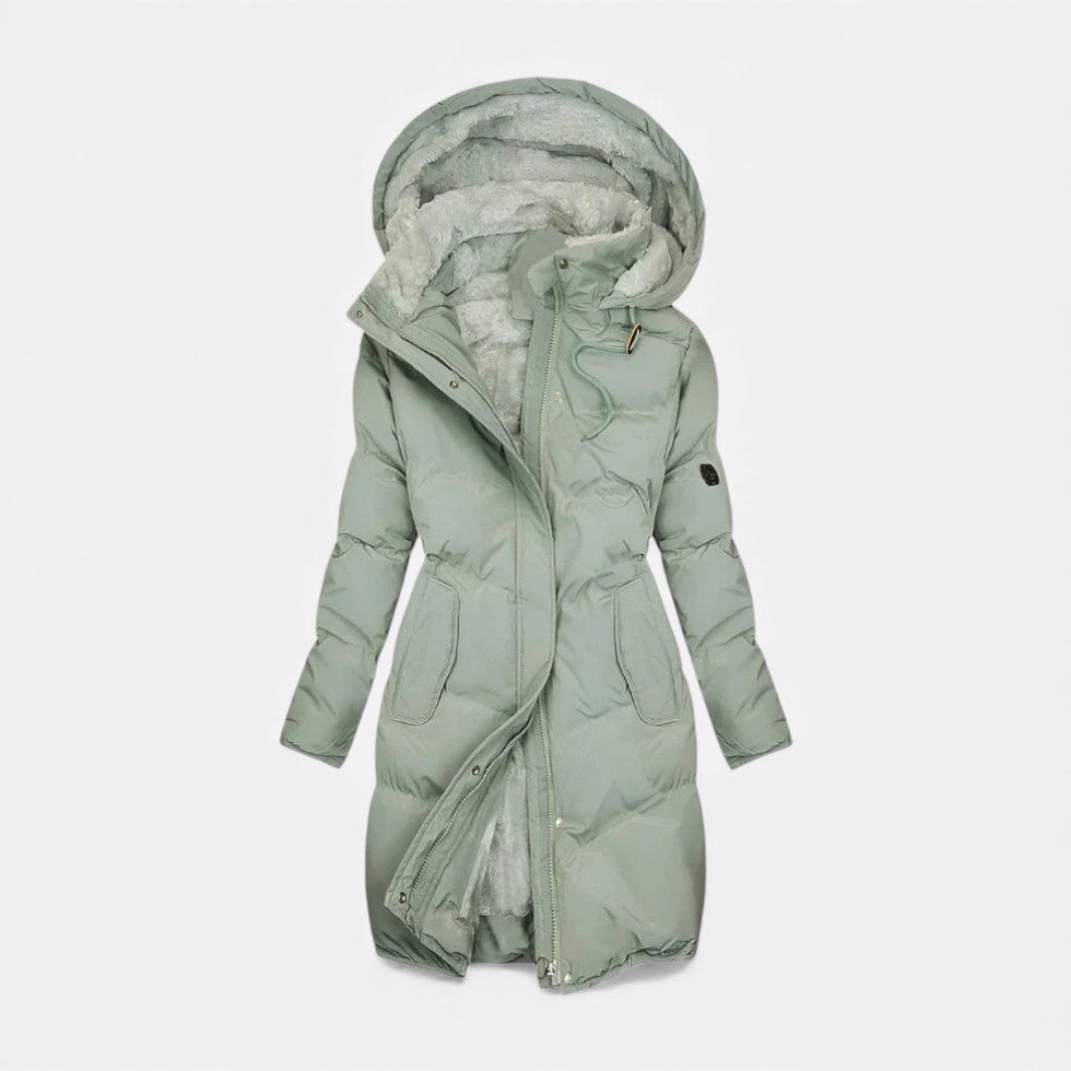 Damen Wintermantel mit warmem Futter