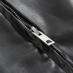 Herren Kunstleder Jacke