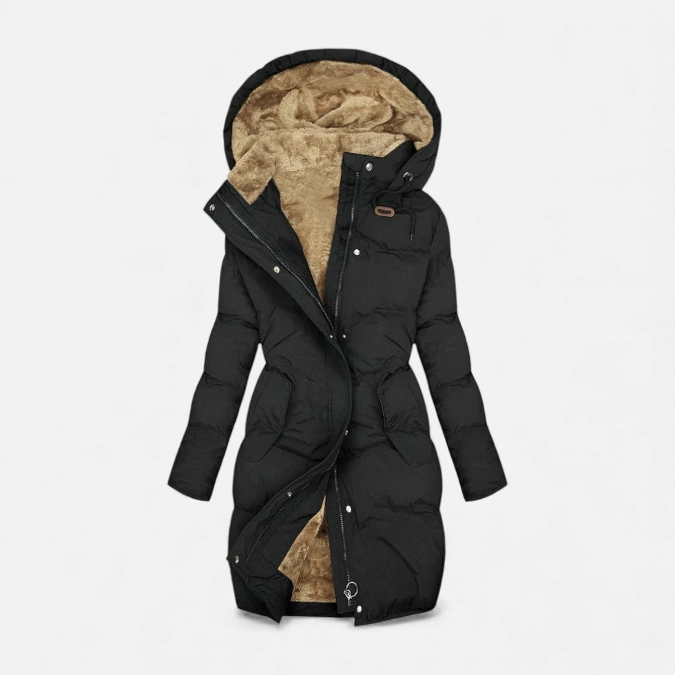 Damen Wintermantel mit warmem Futter