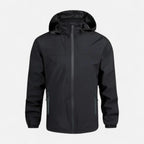 Herren Wasserdichte Windbreaker Jacke mit Kapuze
