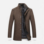 Herren Wolljacke mit Stehkragen