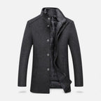 Herren Wolljacke mit Stehkragen