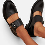 Mary Jane Orthopedic Schuhe Riemen Design Glatte Oberfläche