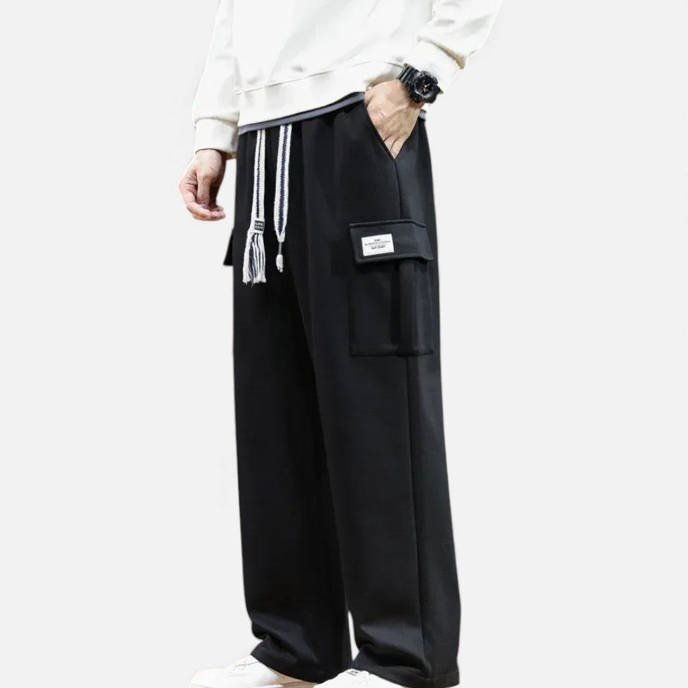 Herrenhose Freizeit Cargo mit weitem Bein