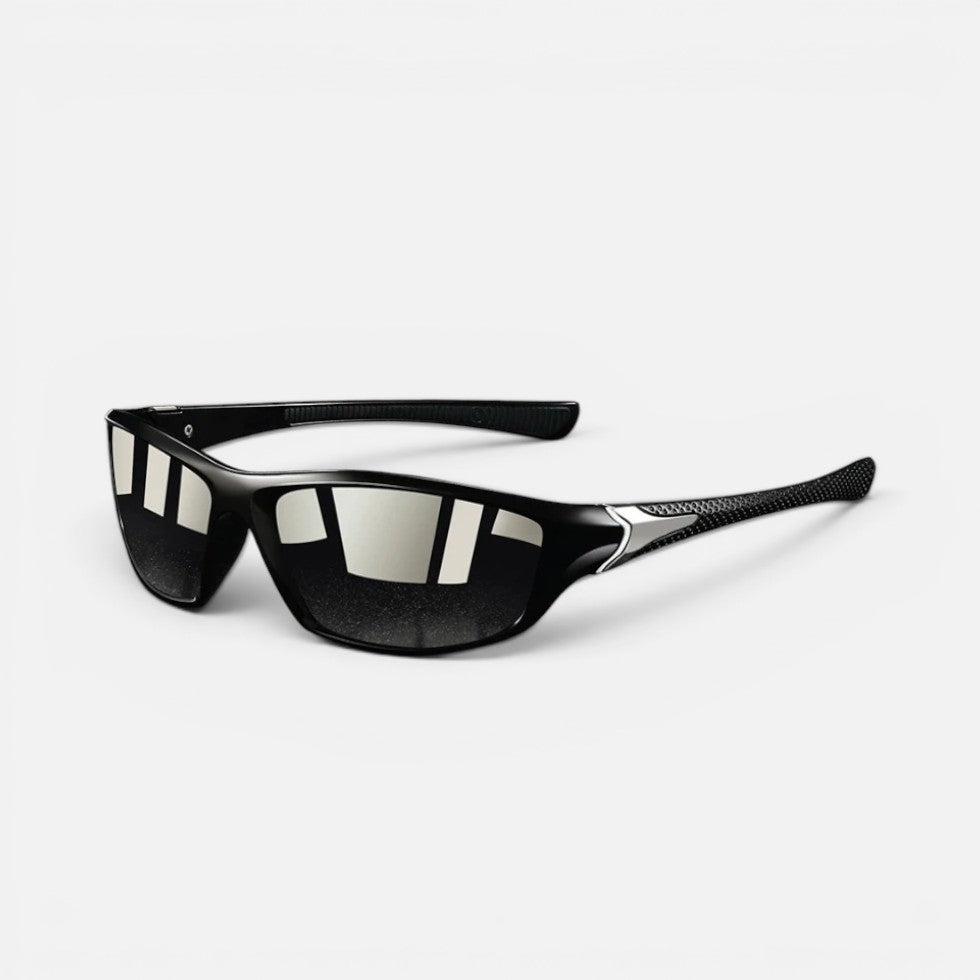 Sonnenbrille Sportlich Kunststoff Rechteckig Vollrand