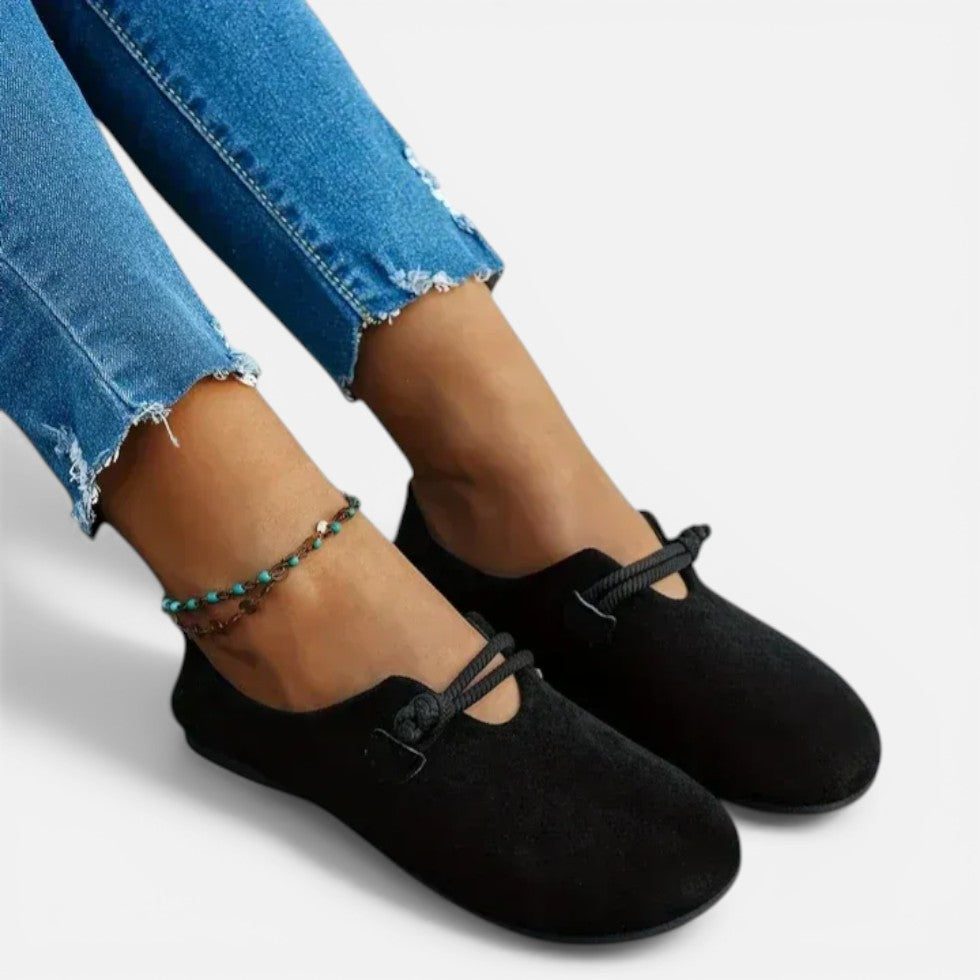 Ballerinaer til kvinder med rund tå