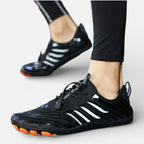 Herren Barfußschuhe mit Schnellverschluss und rutschfester Sohle