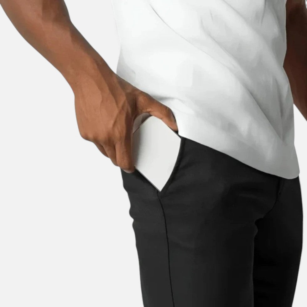 Slim Fit Stoffhose Herren