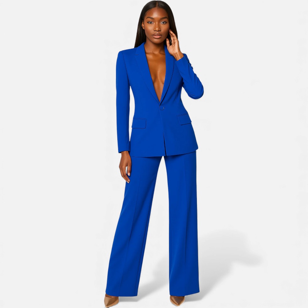 Eleganter Damen Hosenanzug mit Blazer