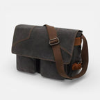 Umhängetasche mit Überschlag und Laptopfach