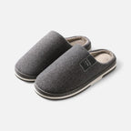 Padded slippers with soft insole