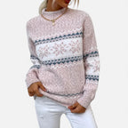 Weihnachtspullover Damen mit Wintermuster