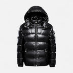 Steppjacke mit Kapuze und Reißverschluss für Herren