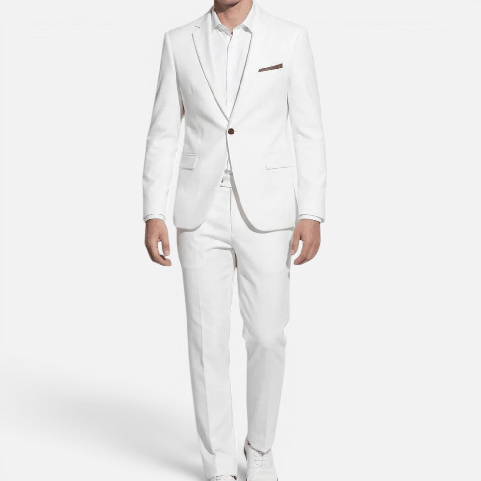 Anzug Slim Fit Einreihig Langarm Reverskragen