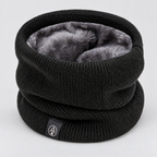Unisex Strick-Loopschal mit Fleecefutter – Warmer Halswärmer, Herbst Winter