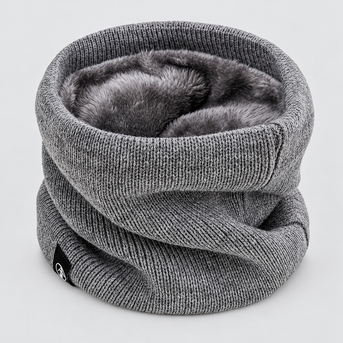 Unisex Strick-Loopschal mit Fleecefutter – Warmer Halswärmer, Herbst Winter
