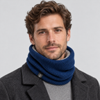 Unisex Strick-Loopschal mit Fleecefutter – Warmer Halswärmer, Herbst Winter