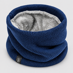Unisex Strick-Loopschal mit Fleecefutter – Warmer Halswärmer, Herbst Winter