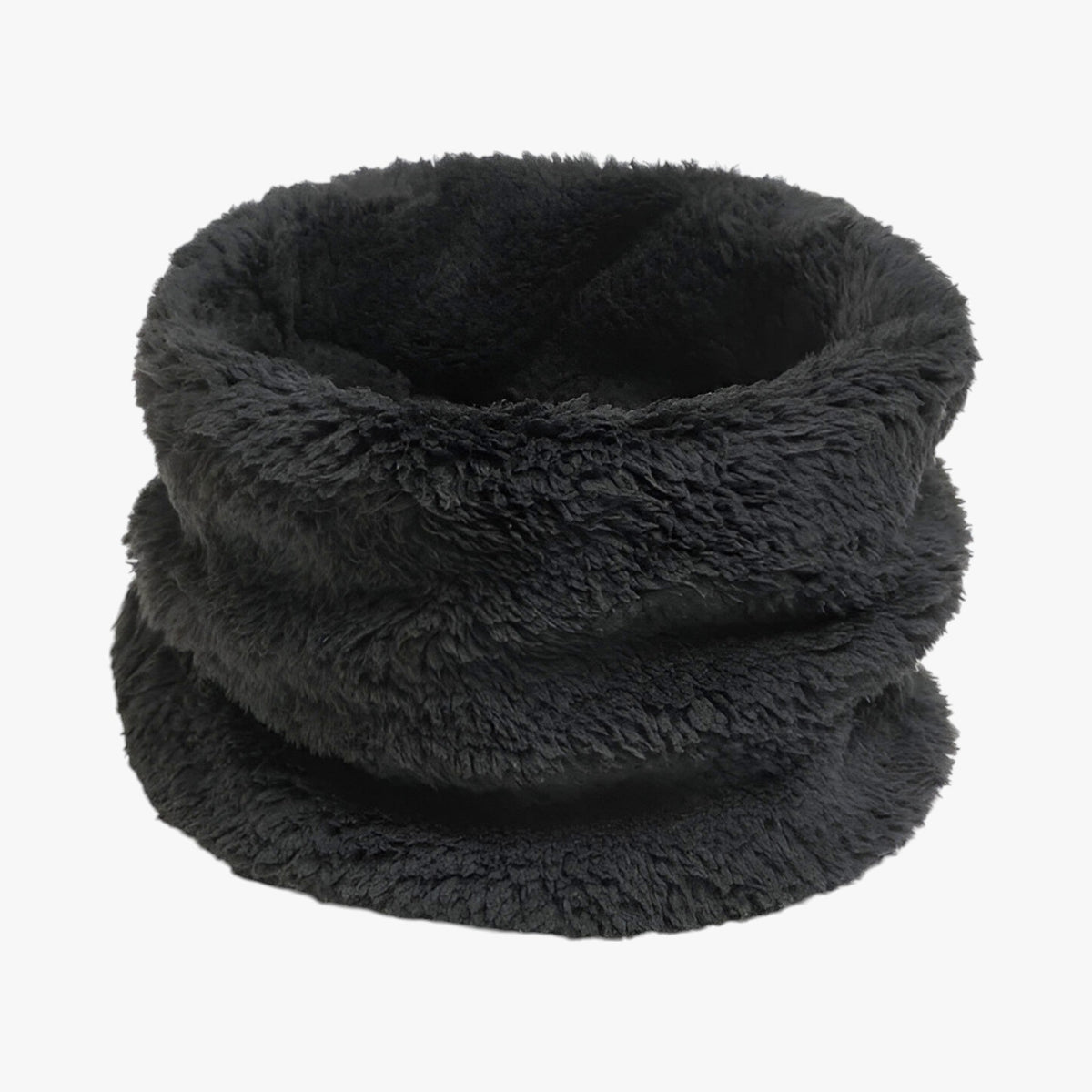 Damen Plüsch-Loopschal – Kuscheliger Halswärmer aus Kunstfell, Herbst Winter