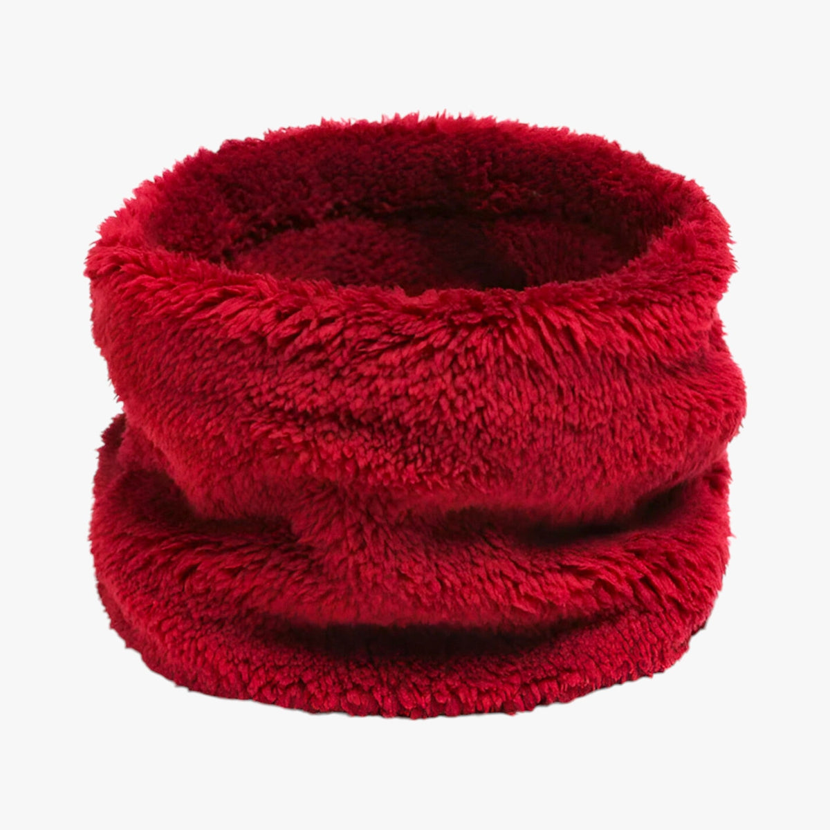 Damen Plüsch-Loopschal – Kuscheliger Halswärmer aus Kunstfell, Herbst Winter