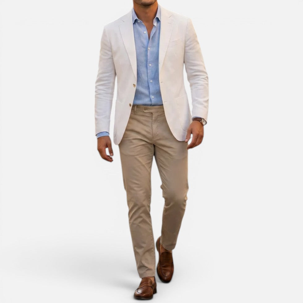 Sakko Elegant Langarm Einreihig