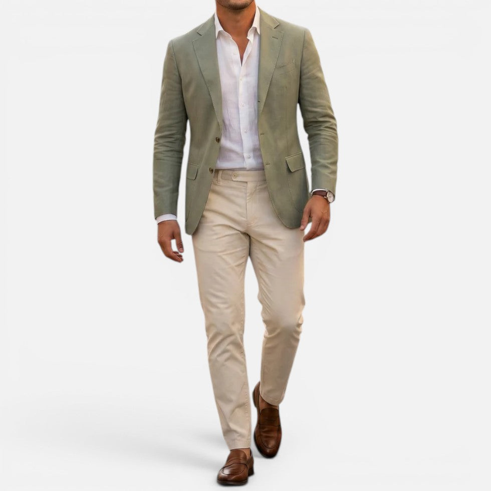 Sakko Elegant Langarm Einreihig
