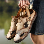 Herren Clogs mit Riemen und offenen Einsätzen