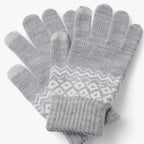 Damen Strickhandschuhe mit Touchscreen-Fingerspitzen – Warme Winterhandschuhe, Herbst Winter
