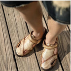 Herren Clogs mit Riemen und offenen Einsätzen