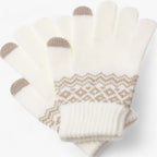 Damen Strickhandschuhe mit Touchscreen-Fingerspitzen – Warme Winterhandschuhe, Herbst Winter