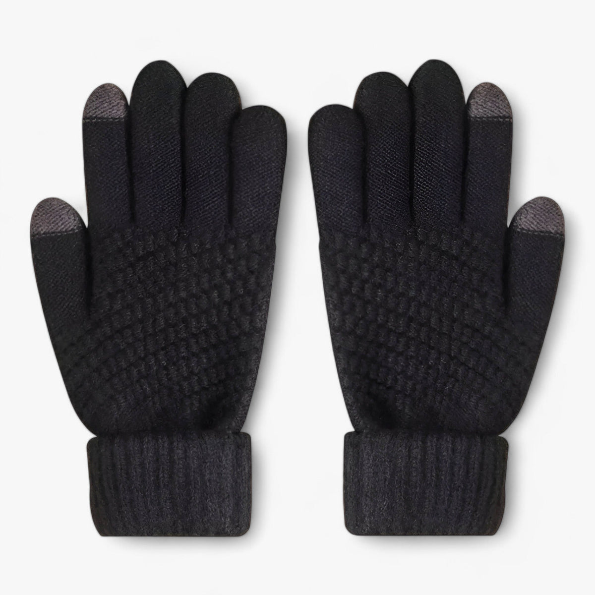 Damen Strickhandschuhe mit Touchscreen-Fingerspitzen – Warme Winterhandschuhe, Herbst Winter