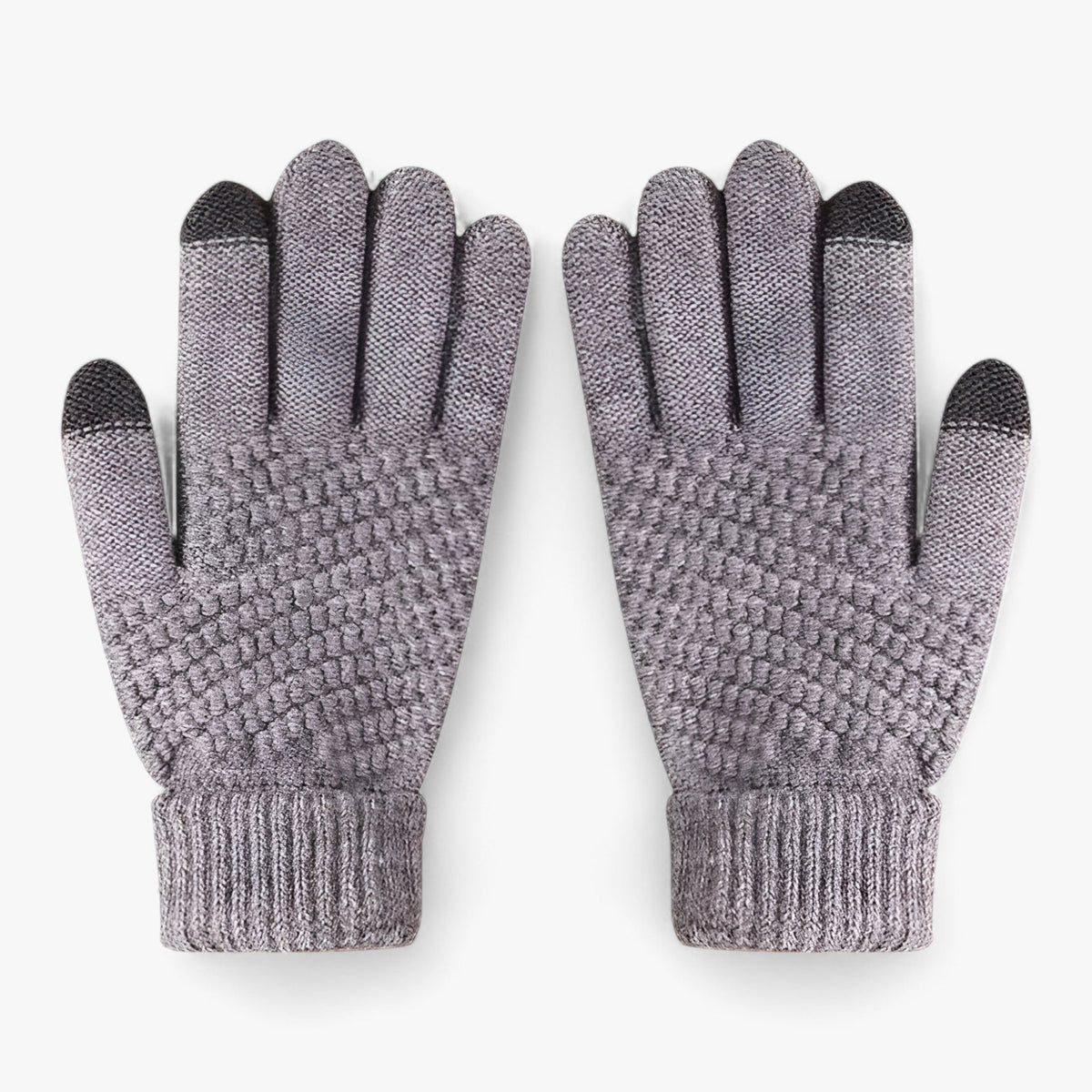 Damen Strickhandschuhe mit Touchscreen-Fingerspitzen – Warme Winterhandschuhe, Herbst Winter