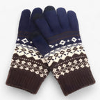 Damen Strickhandschuhe mit Touchscreen-Fingerspitzen – Warme Winterhandschuhe, Herbst Winter