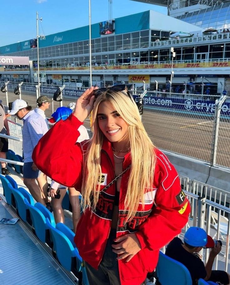 Unisex Racing Jacke – Oversized Motorsport Übergangsjacke aus Polyester mit Patches, Herbst 17
